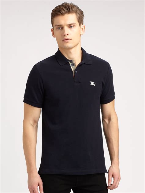 navy burberry polo|burberry polo for men.